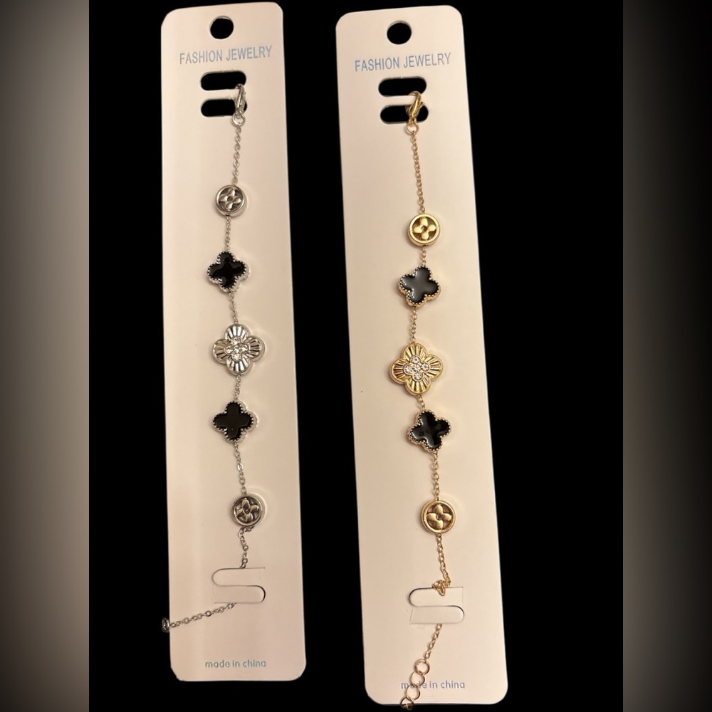 Clover Bracelet Gold Or Silver Tone